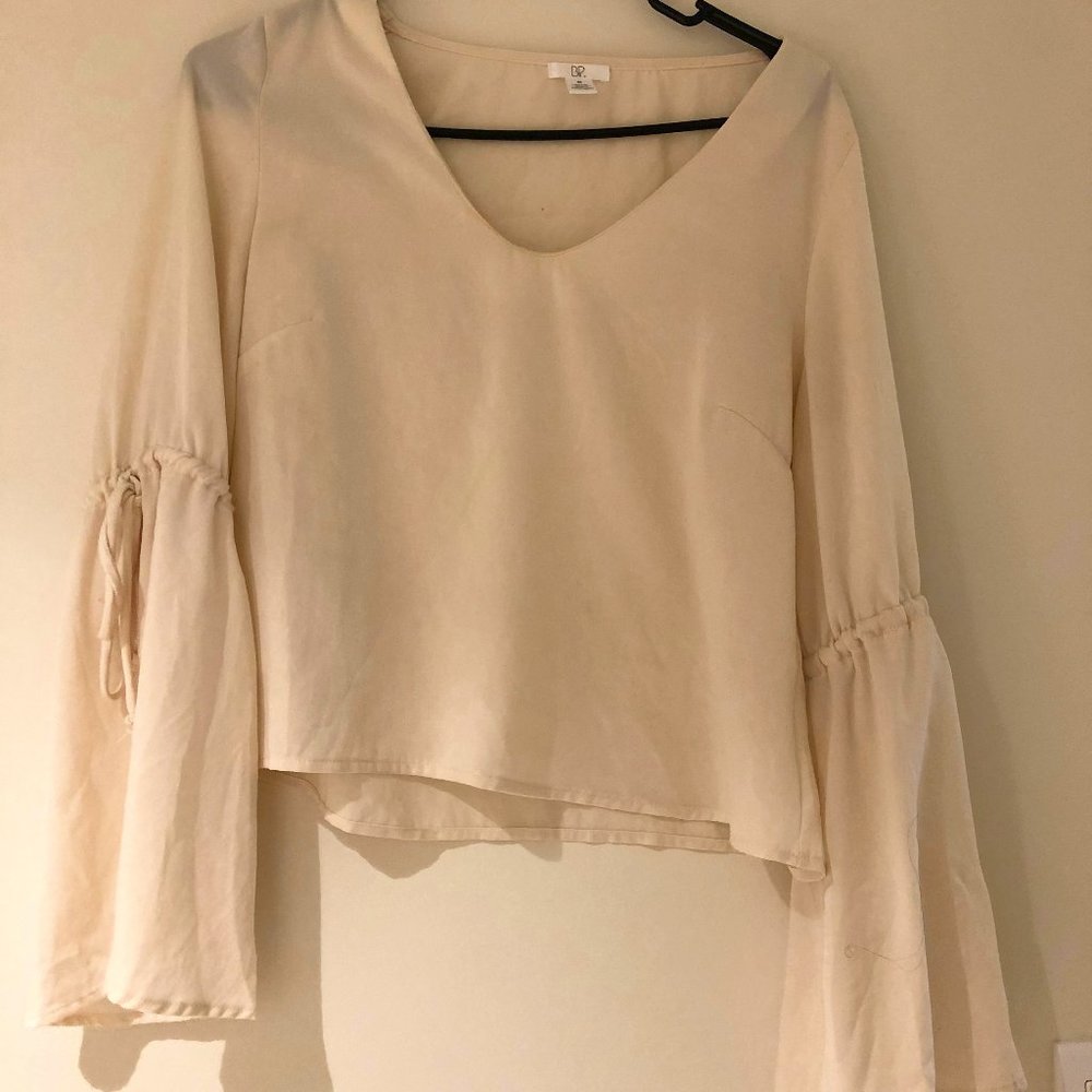 White loose blouse